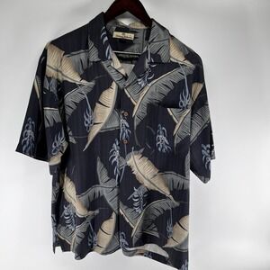 Tommy Bahama 100% Silk Hawaiian Shirt Size-L